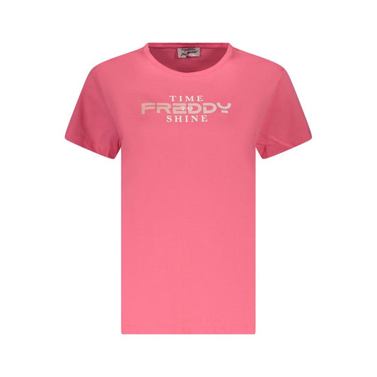Freddy Pink Cotton T-Shirt
