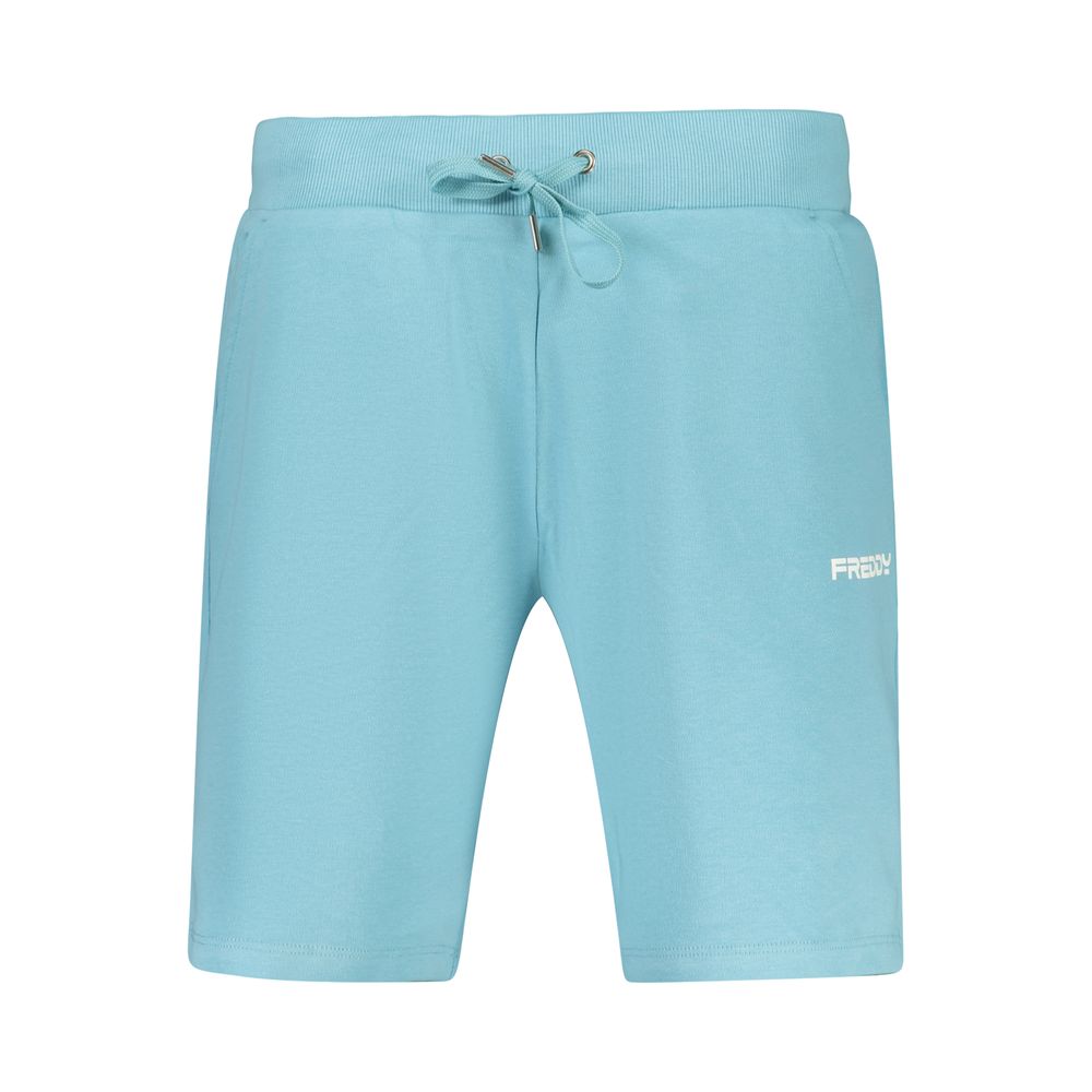 Freddy Blue Cotton Shorts