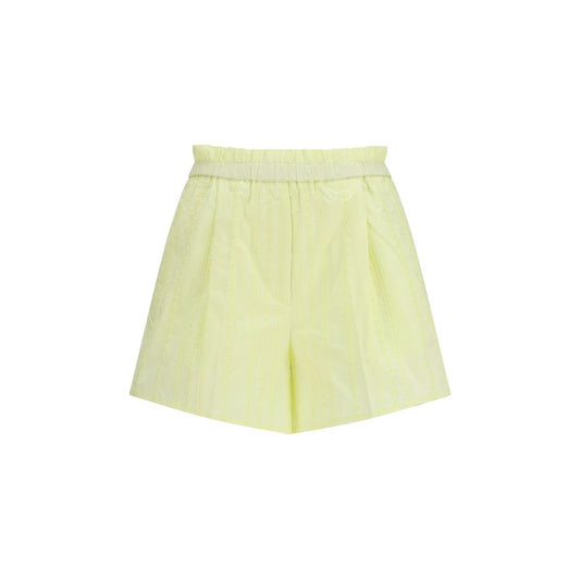 Forte_Forte Bicolor Cotton Shorts