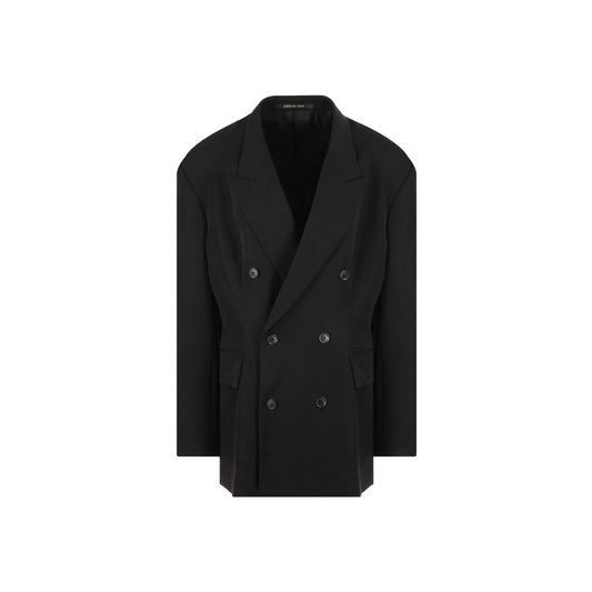 Balenciaga Black Wool Coat