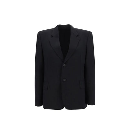 Balenciaga Black Wool Jackets And Coat