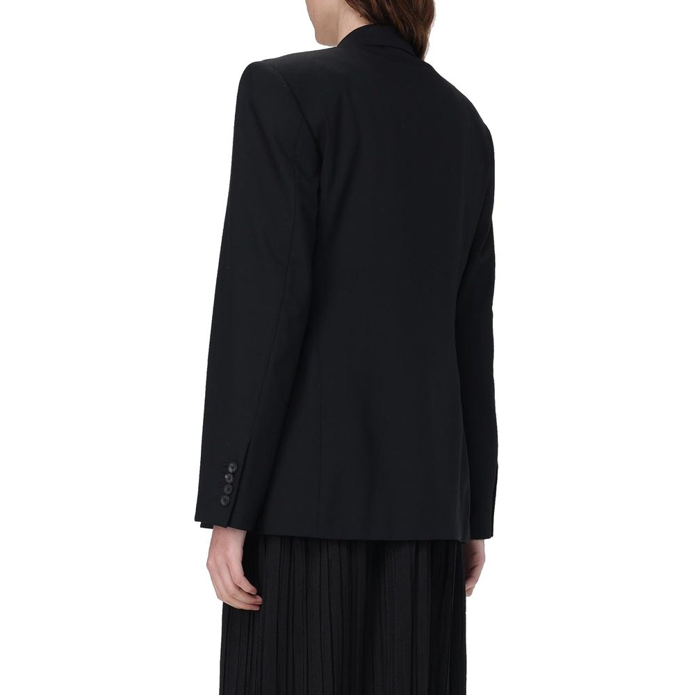 Balenciaga Black Wool Jackets And Coat