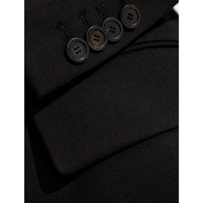 Balenciaga Black Wool Jackets And Coat