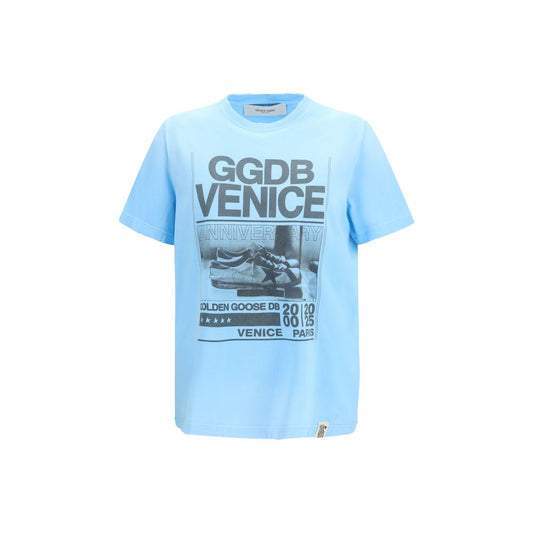 Golden Goose Blue Cotton T-Shirt