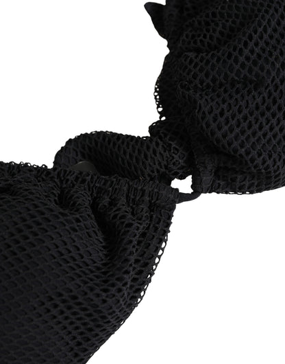 Dolce & Gabbana Women's Stretch Nylon Swimwear Top - Black