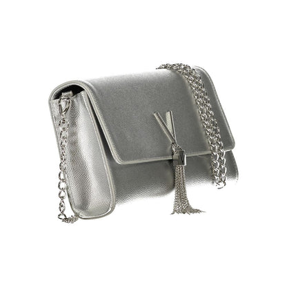 Mario Valentino Gray Polyethylene Handbag