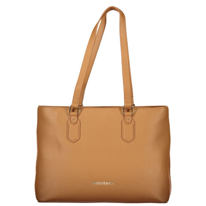 Mario Valentino Brown Polyethylene Handbag