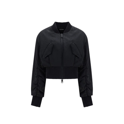Dolce & Gabbana Black Acetate Bomber
