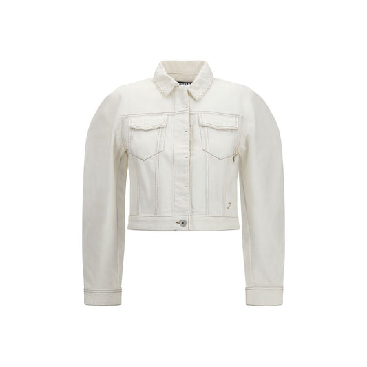 Jacquemus White Cotton Denim Jacket