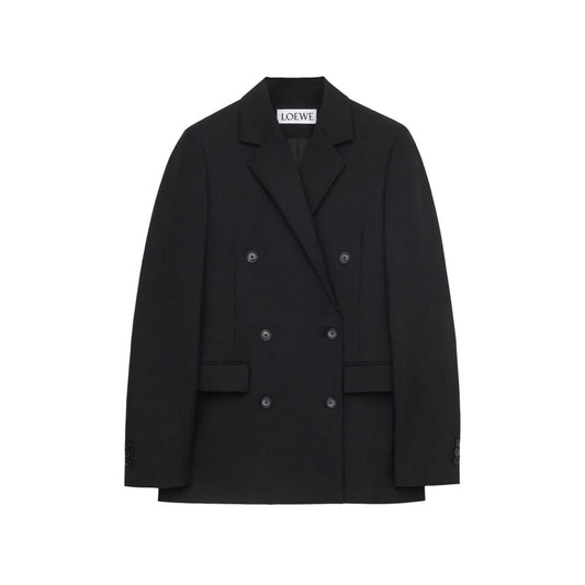 Loewe Black Mohair Coat