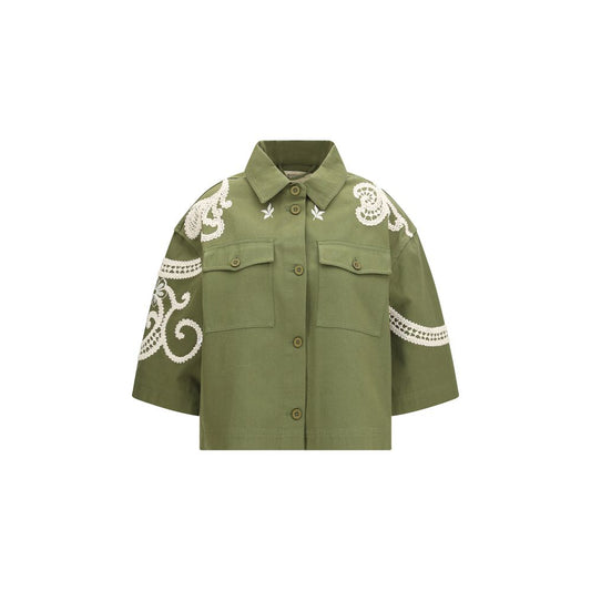 Max Mara Bicolor Cotton Coat