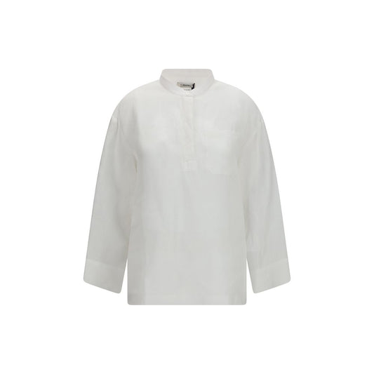 'S Max Mara White Linen Shirt