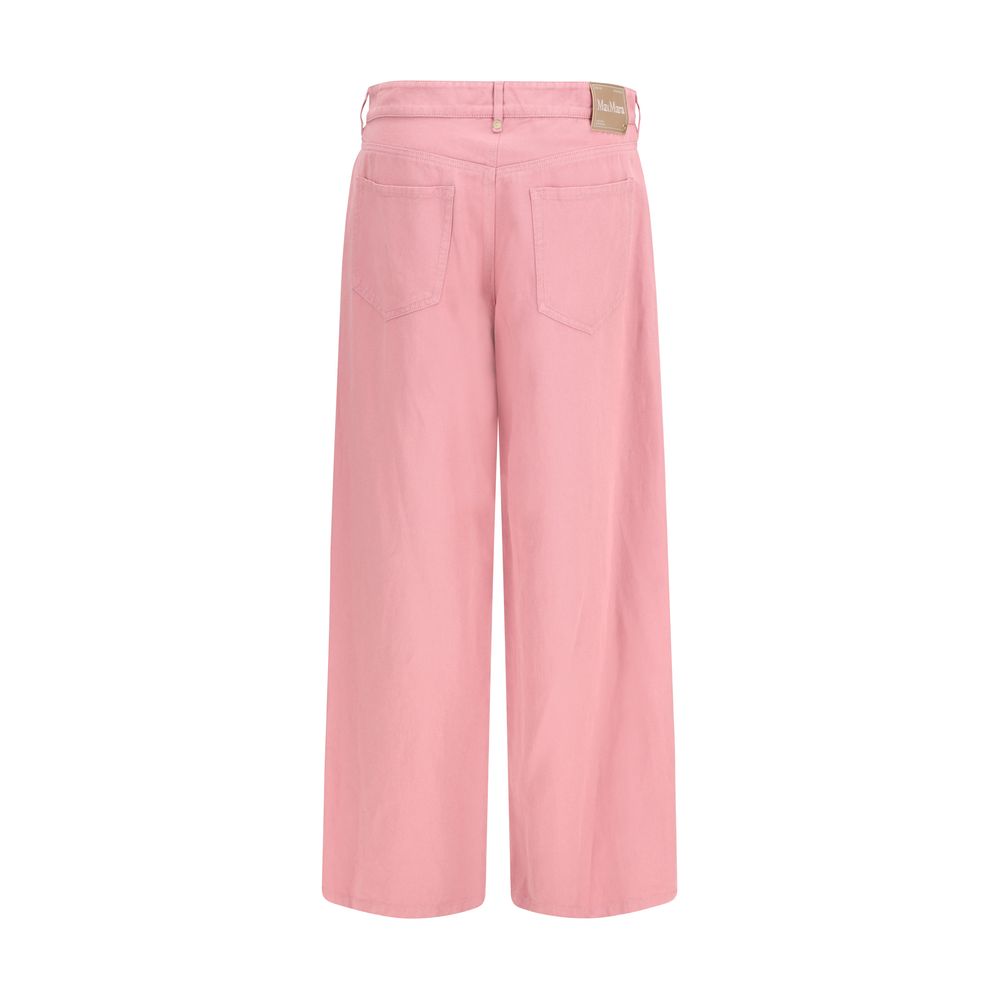 S Max Mara Multicolor Cotton Casual Pants