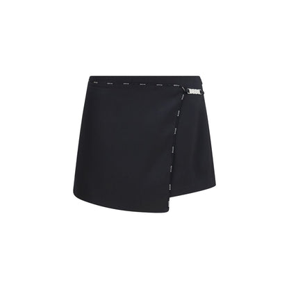GCDS Black Polyester Short And Mini Shorts