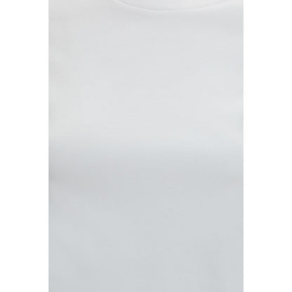 Max Mara Pure White Cotton T-Shirt