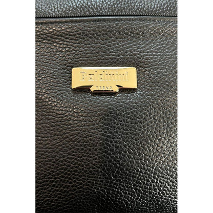 Baldinini Trend Black Cowhide Crossbody Bag