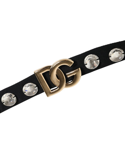 Dolce & Gabbana Women's Nylon & Crystal Bikini - Black Signature