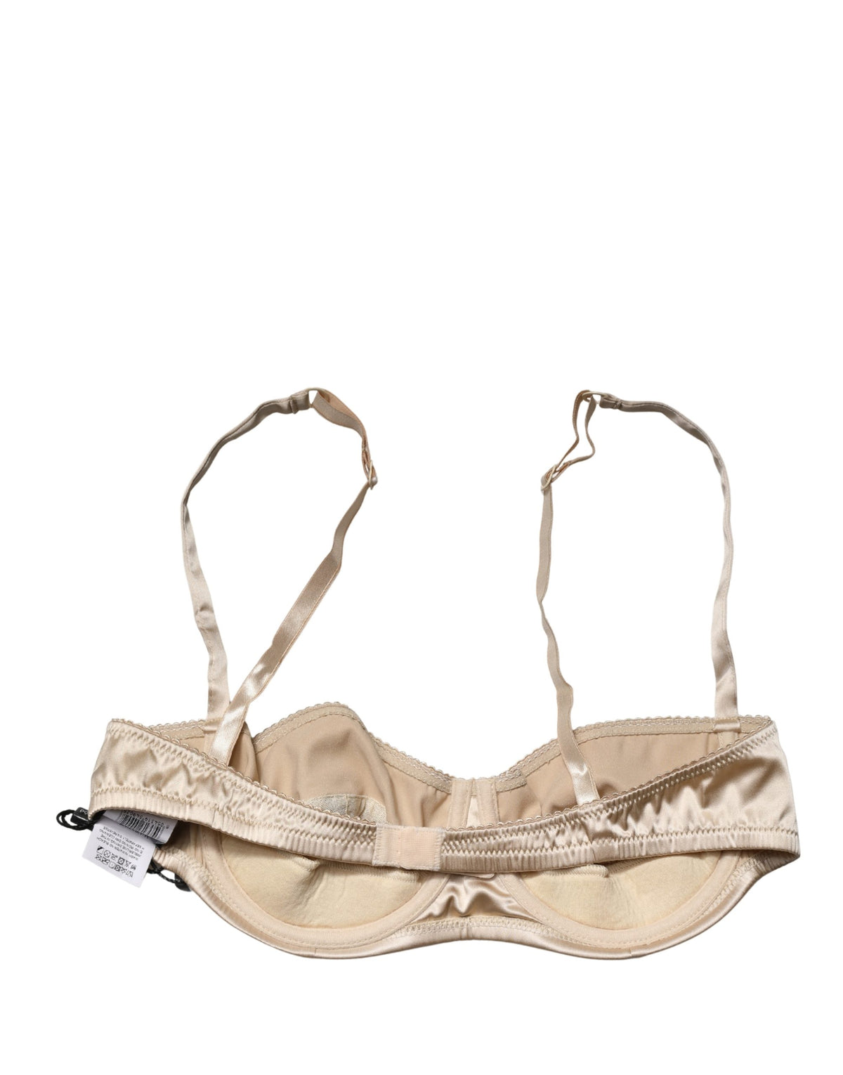 Dolce & Gabbana Women's Polyurethane Polyester & Silk Bra - Beige