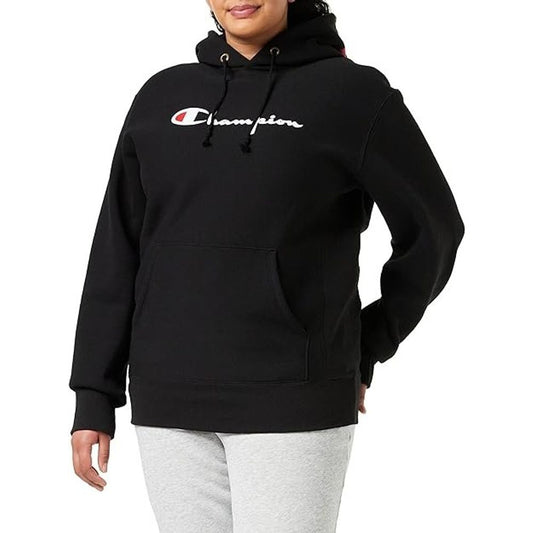 Champion Black Cotton Sweatshirt