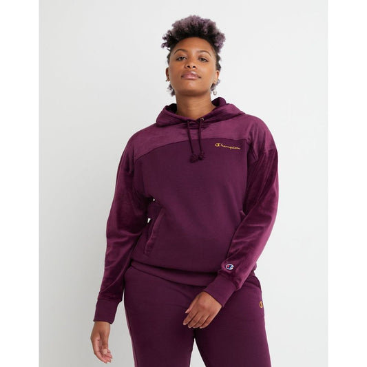 Champion Purple Polyester Sweatshirt