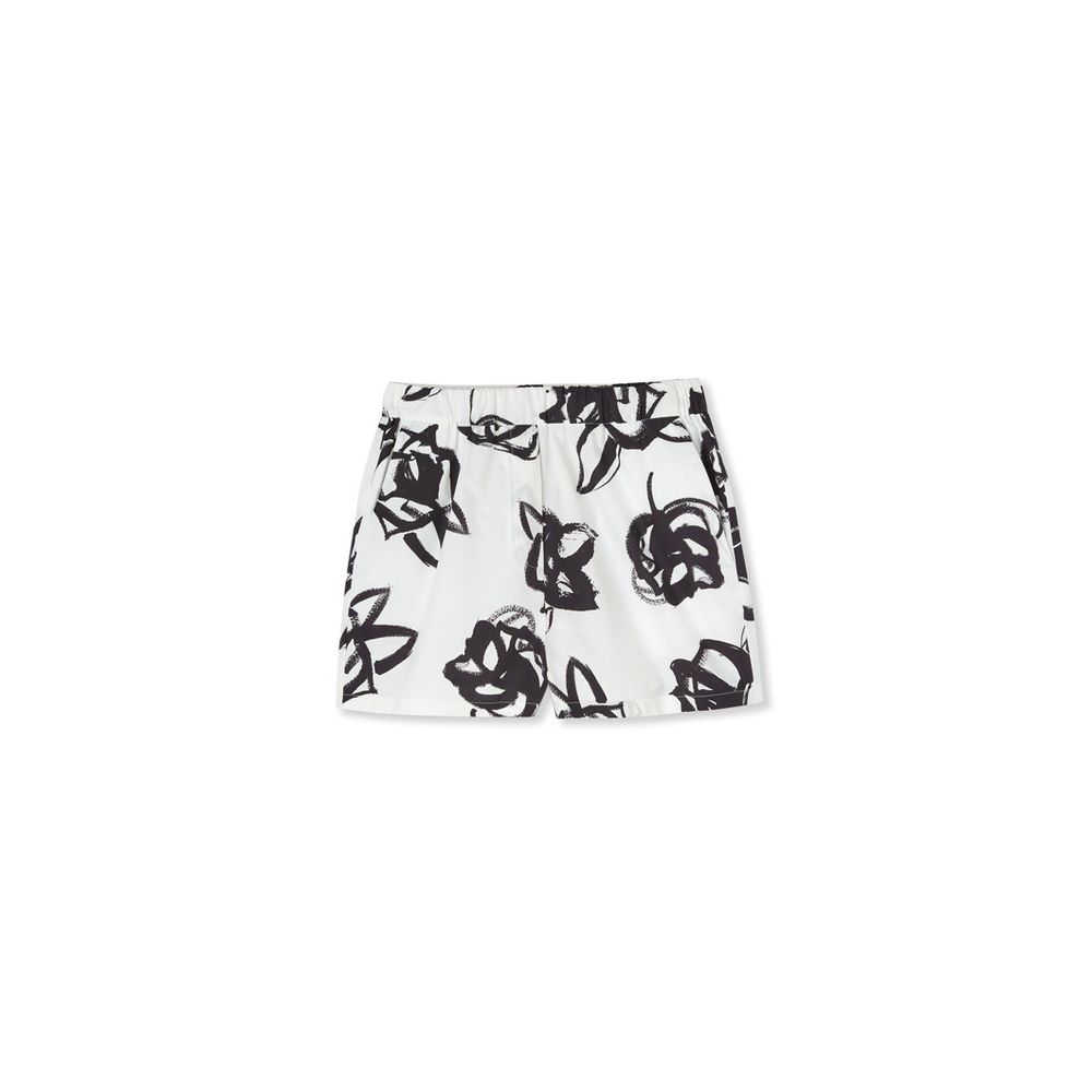 MSGM Black Cotton Shorts