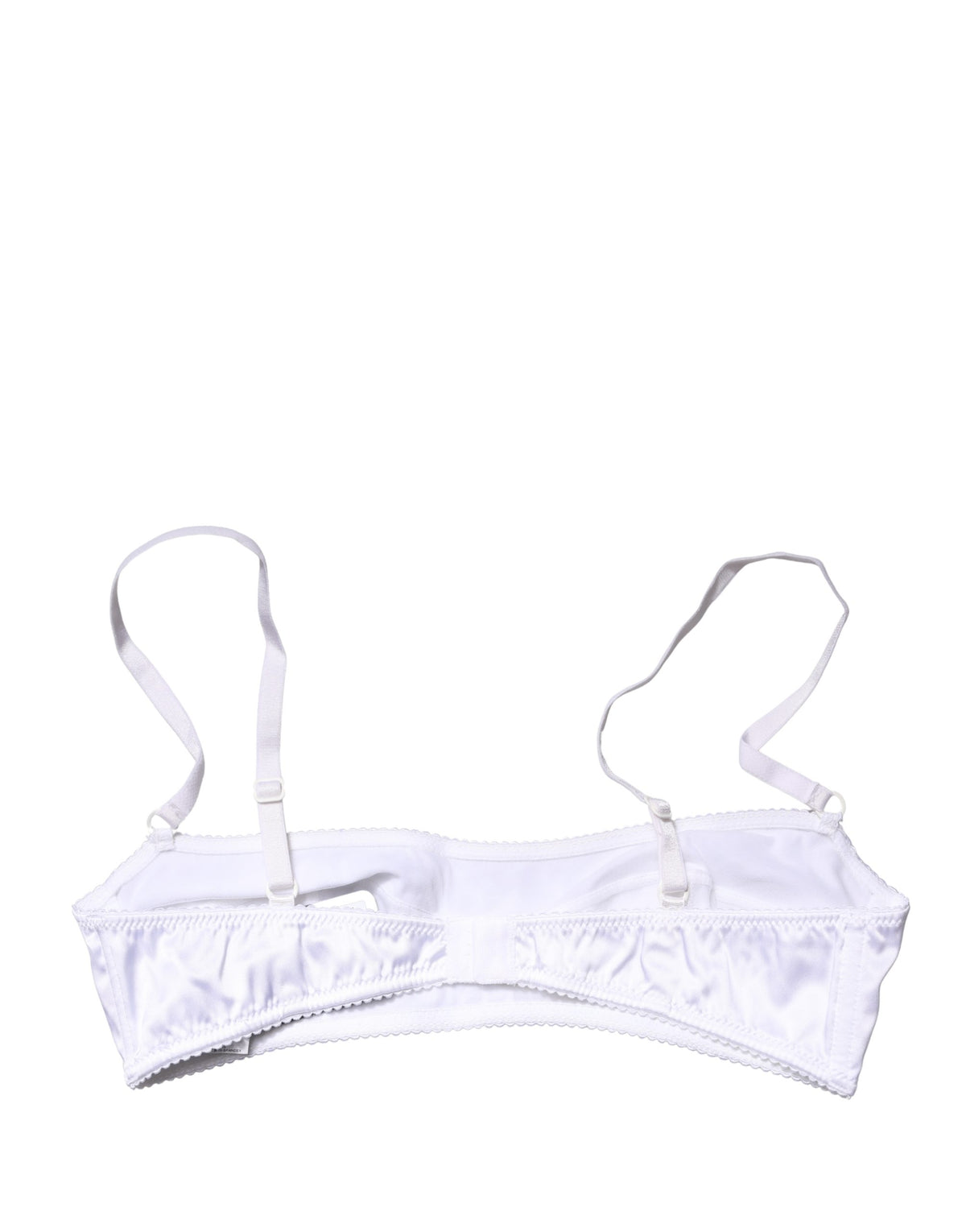 Dolce & Gabbana Women's Polyurethane Polyester & Silk Bra - White
