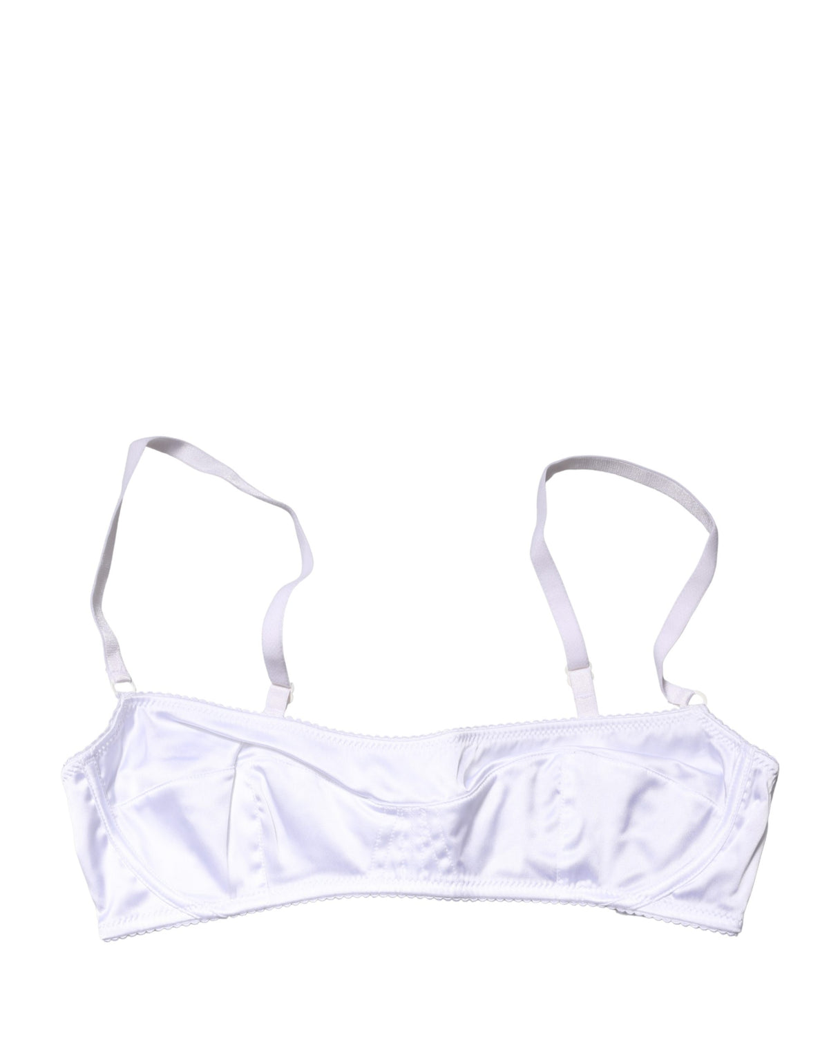 Dolce & Gabbana Women's Polyurethane Polyester & Silk Bra - White