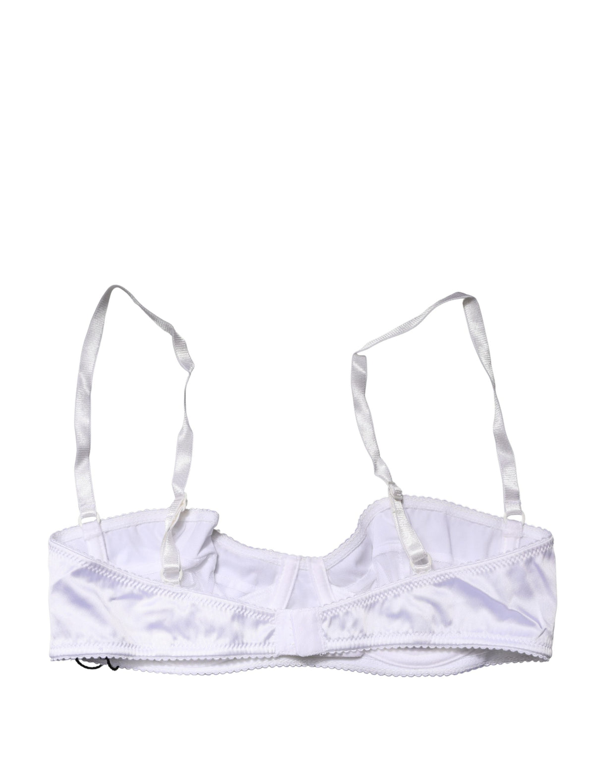 Dolce & Gabbana Women's Polyurethane Polyester & Silk Bra - White
