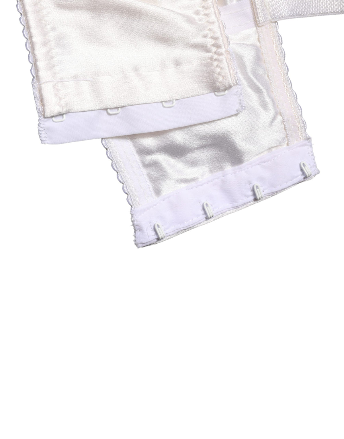 Dolce & Gabbana Women's Polyurethane Polyester & Silk Bra - White