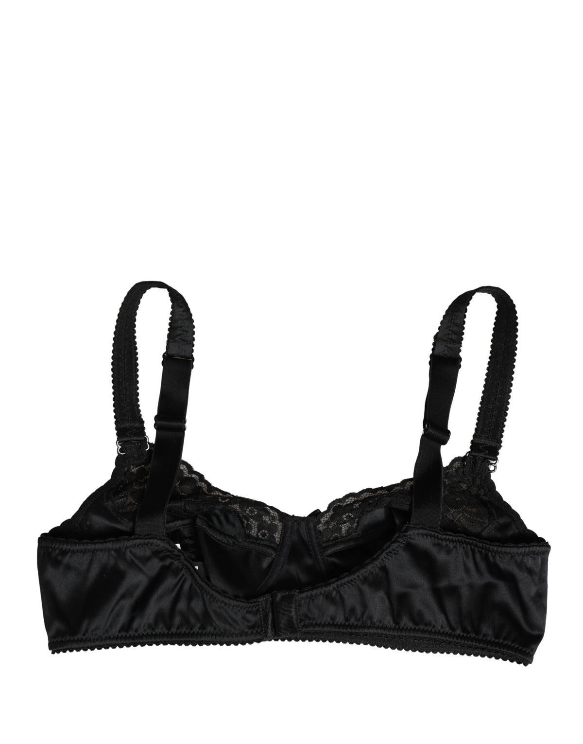 Dolce & Gabbana Women's Polyurethane Polyester & Silk Bra - Black