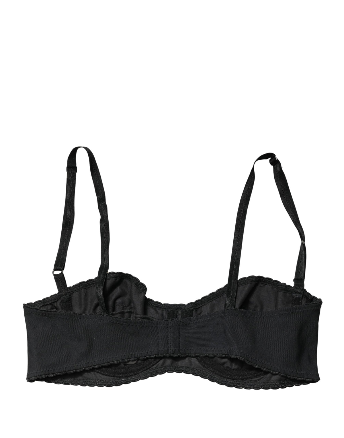 Dolce & Gabbana Women's Polyurethane Polyester & Silk Bra - Black