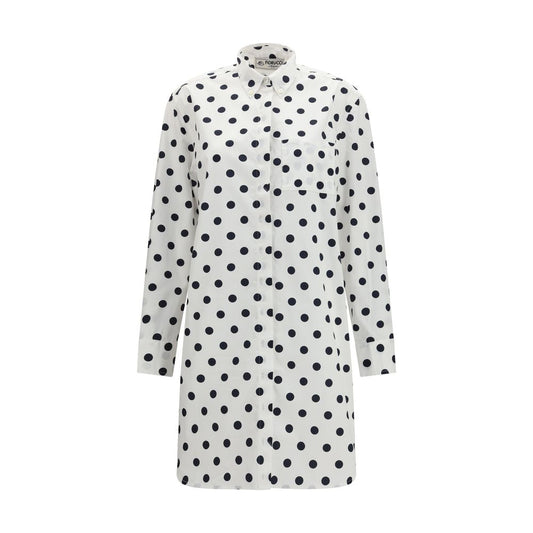 Fiorucci Multicolor Cotton Casual Dress