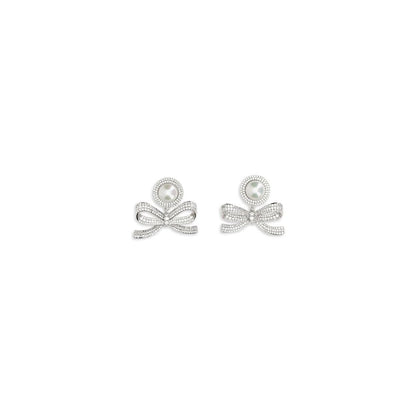 Self-Portrait Silver Brass Earrings