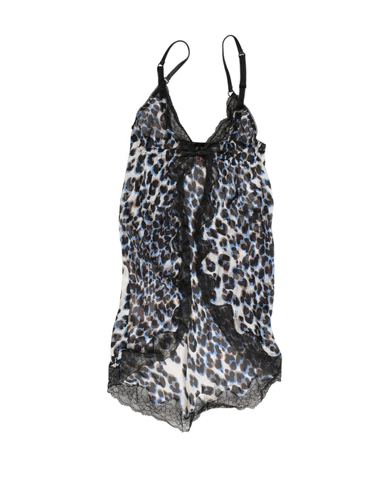 Roberto Cavalli Women's Silk Babydoll - Multicolor Signature