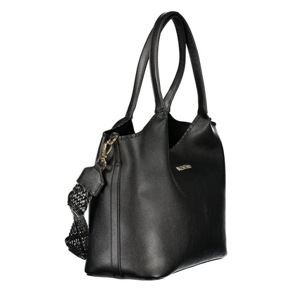 Mario Valentino Black Polyethylene Handbag