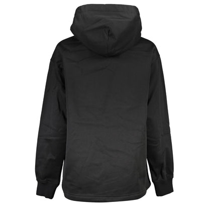 Calvin Klein Women's Polyester Hooded Sweatshirt Hoodie - Black Signature