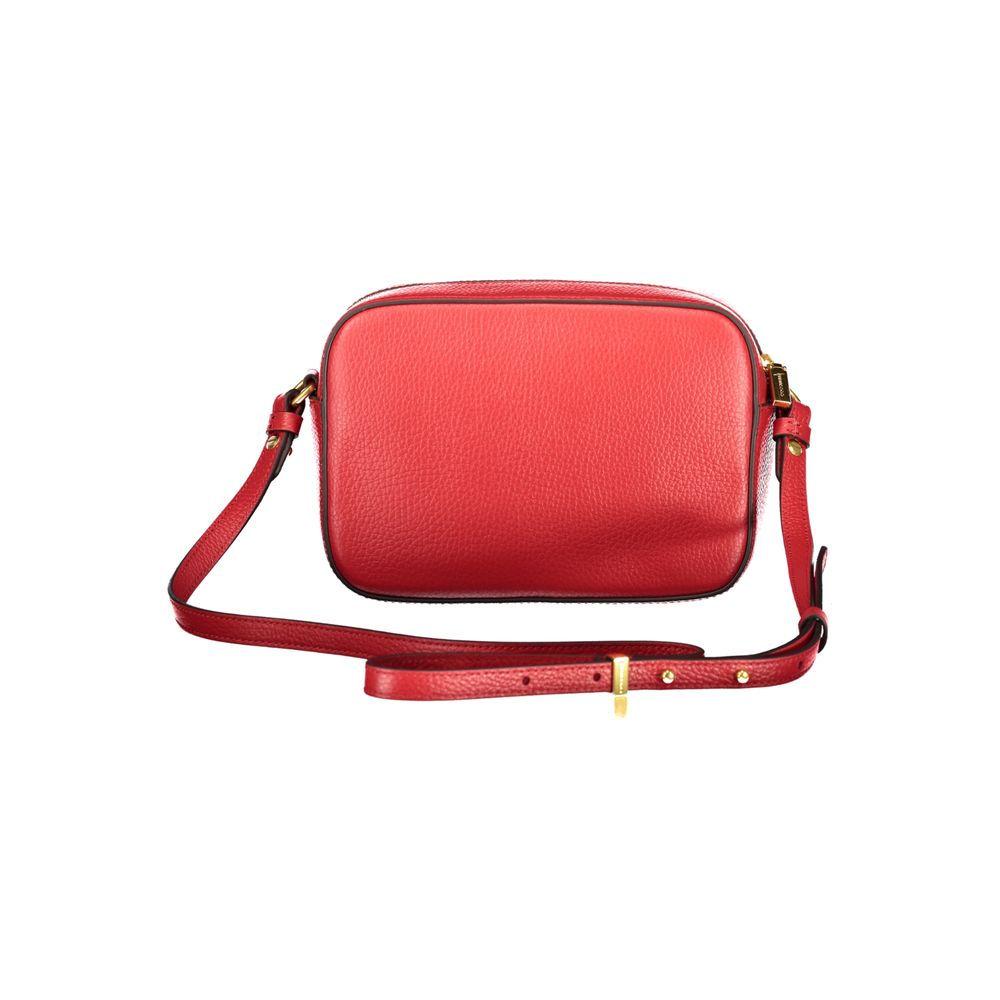 Evening Handbag by Coccinelle for women in leather red features a signature silhouette, showcasing a secure and signature with versatile for a sophisticated look.