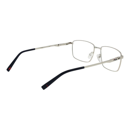 Eyeglasses Frames by Fila for men in stainless steel silver showcases a refined full-frame frame design with a refined silver coloured frame finish for a refined and sophisticated look.