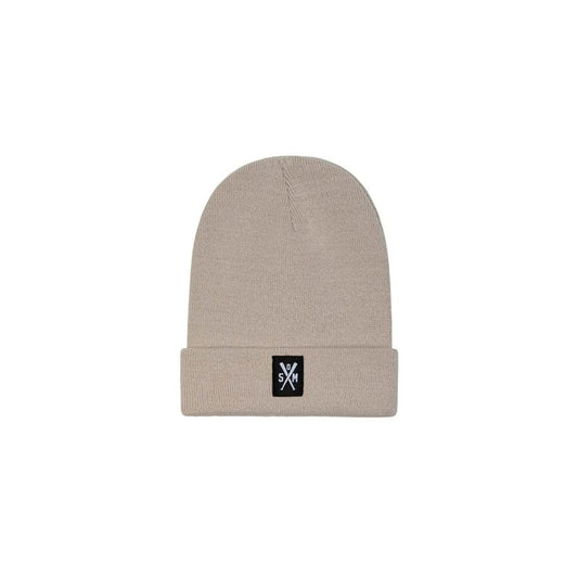 5TATE OF MIND Beige Marabou Beanie