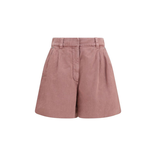 Brunello Cucinelli Multicolor Cotton Bermuda Shorts