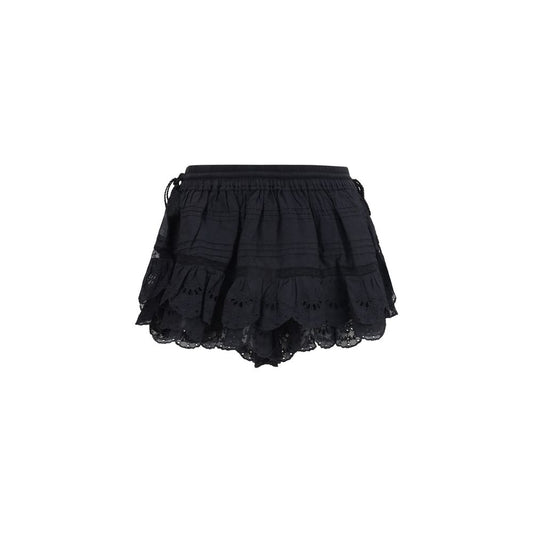 Marant Etoile Black Cotton Short And Mini Shorts