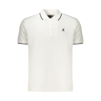 U.S. Grand Polo White Cotton Men's Polo Shirt
