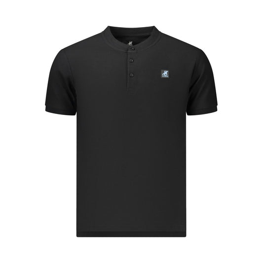 U.S. Grand Black Cotton Men's Polo Shirt