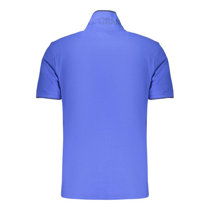 U.S. Grand Polo Blue Cotton Men's Polo Shirt