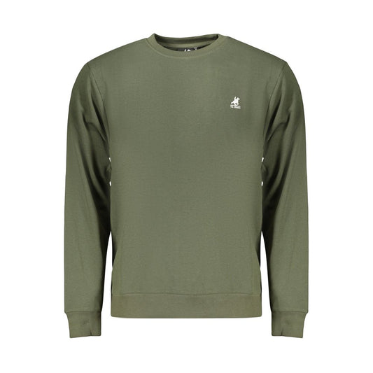 Sweatshirt by U.S. Grand Polo for men in cotton polyester green & print showcases a slouchy chic silhouette, artfully detailed with a slouchy chic crew neckline and for a slouchy chic finish.