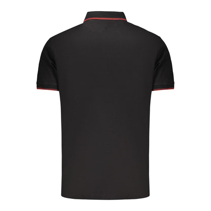 U.S. Grand Polo Black Cotton Men Polo