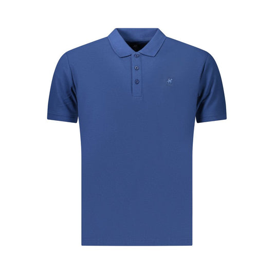 U.S. Grand Blue Cotton Mens Polo