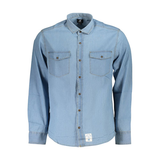 This Polo Shirt by U.S. Grand Polo for men in denim cotton azzurro & signature presents a flawless silhouette, showcasing flawless detailing and a refined for a truly flawless aesthetic.