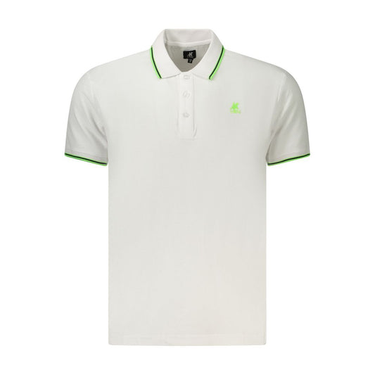 Polo Shirt by U.S. Grand Polo for men in cotton white & print presents a crisp silhouette, artfully detailed with a crisp and crisp .