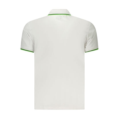 U.S. Grand Polo White Cotton Men's Polo Shirt